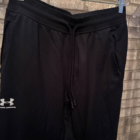 Under Armour Black Jogger Sweatpants - Men's Large - Picture 3 of 4